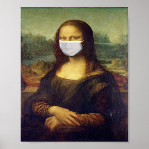 Mona-Lisa-Maske Poster