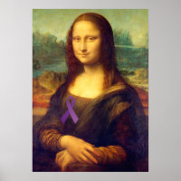 Mona Lisa mit Lila Band