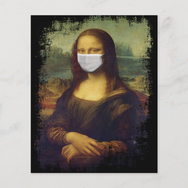 Mona Lisa mit Maske (Vorderseite)