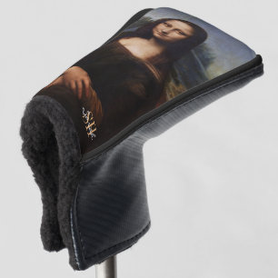 Mona Lisa & mit Monogramm Golf / Leonardo da Vinci Headcover