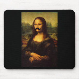 Mona Lisa mit Mustache Mousepad