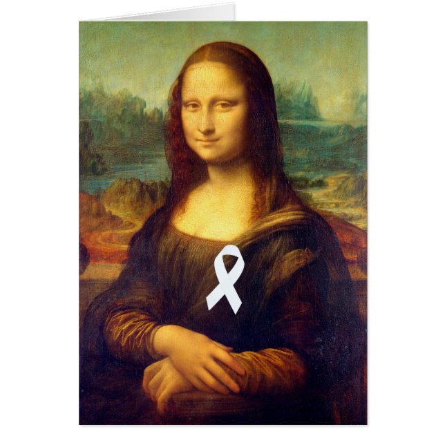 Mona Lisa mit weißem Ribbon (Vorne)