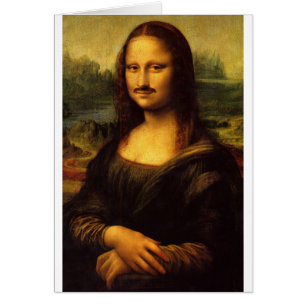 mona lisa moustache