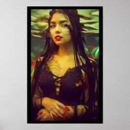 Mona Lisa oder ein Sexy Underwater Vampire Poster
