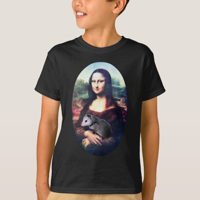 Mona Lisa Opossum T-Shirt (Vorderseite)