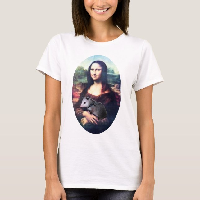 Mona Lisa Opossum T-Shirt (Vorderseite)