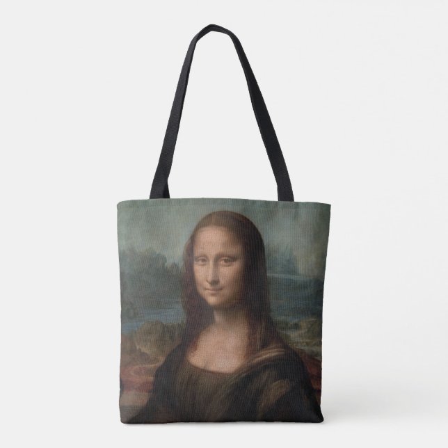 Mona Lisa Painting Tasche (Rückseite)