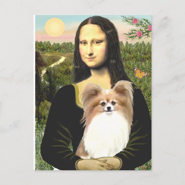 Mona Lisa - Papillon 4 Postkarte (Vorderseite)
