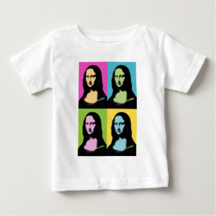 Mona Lisa - Pop Art Style Baby T-shirt