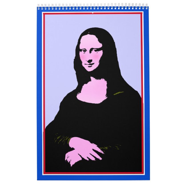Mona Lisa Pop Art Style Kalender (Titelbild)