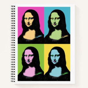 Mona Lisa - Pop Art Style Notizbuch