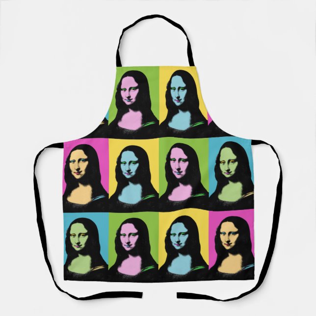 Mona Lisa - Pop Art Style Schürze (Vorderseite)