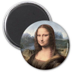 Mona Lisa Portrait / Malerei Magnet