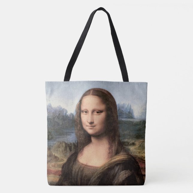 Mona Lisa Portrait / Malerei Tasche (Vorderseite)