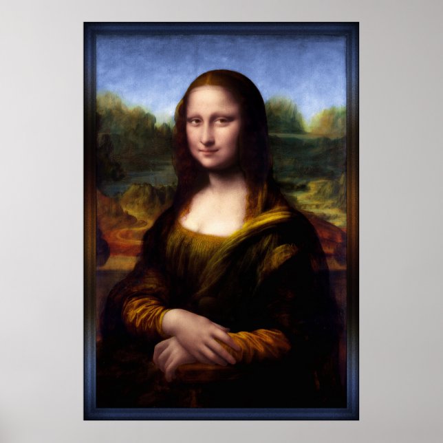 Mona Lisa (Portrait von Lisa Gherardini) Poster (Vorne)