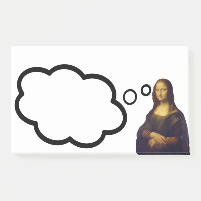Mona Lisa Post-it Klebezettel (Vorderseite)