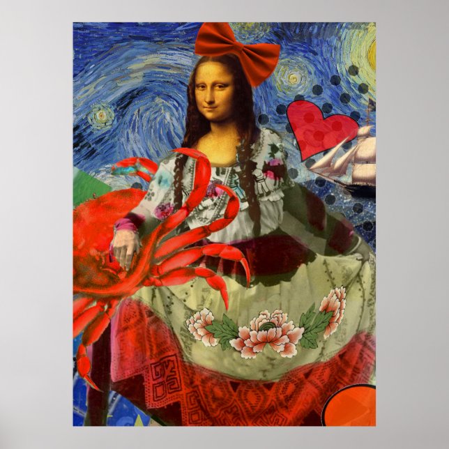 Mona Lisa Poster (Vorne)