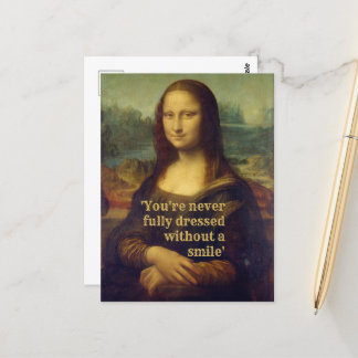 Mona Lisa Postkarte
