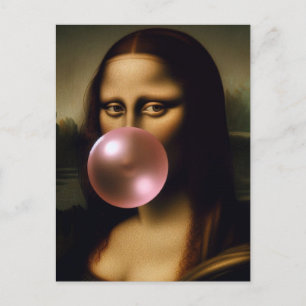 Mona Lisa Postkarte