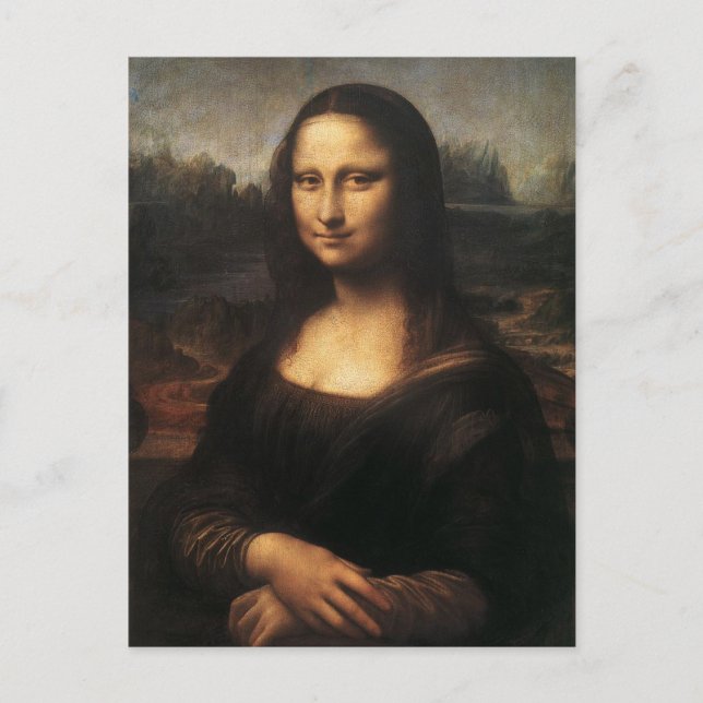 Mona Lisa Postkarte (Vorderseite)