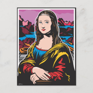 Mona Lisa Postkarte