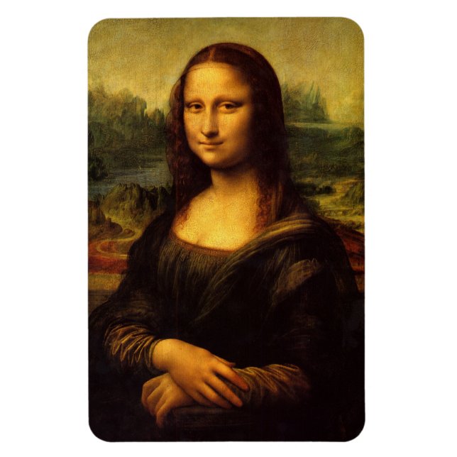 Mona Lisa Premium Flexi Magnet (Vertikal)