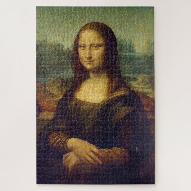 Mona Lisa Puzzle-Berühmtes Portrait von Leonardo d (Vertikal)