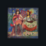 Mona Lisa Romantic Funny Colorful Arte work Acryl Tablett<br><div class="desc">Diese wunderbare Einladung bringt Elemente aus der Mona Lisa und Van Gogh's Starry night, um ein außergewöhnlich einzigartiges und skurriles Hochzeitthema für eine Einladung, danke, Tischnummer, und mehr zu machen! Die Mona Lisa - Dieses Bild zeigt die Mona Lisa mit ihrem Mann, tanzend in skurriler Boho-Manier vor Van Gogh's Starry...</div>