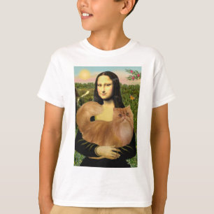 Mona Lisa - Rote Persische Katze T-Shirt