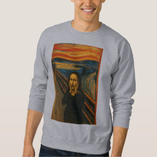 Mona Lisa schreien Sweatshirt
