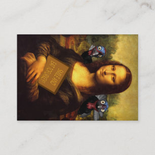 Mona Lisa schützt Truthähne Visitenkarte