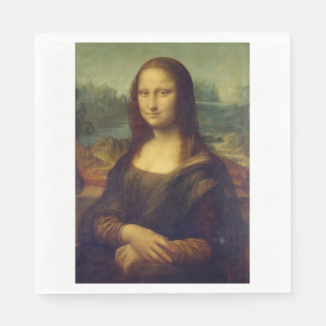Mona Lisa Serviette (Vorderseite)