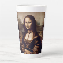 Mona Lisa Shibari Latte Tasse