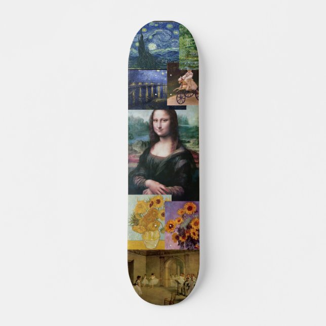 Mona Lisa Skateboard (Vorne)
