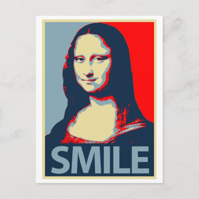 Mona Lisa Smile Postkarte (Vorderseite)