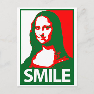 Mona Lisa Smile Postkarte