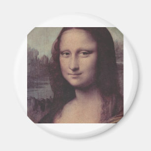Mona Lisa stellen gegenüber Magnet