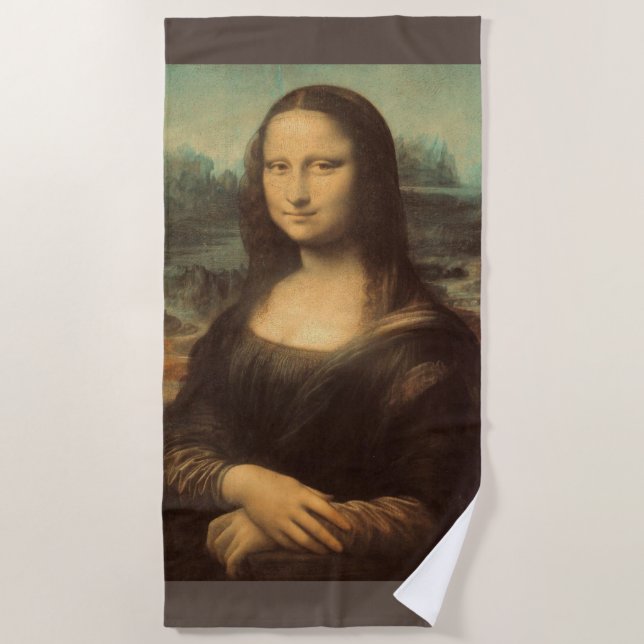 Mona Lisa Strandtuch (Vorderseite)