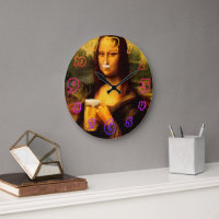 Mona Lisa trinkt Bier Liebhaber