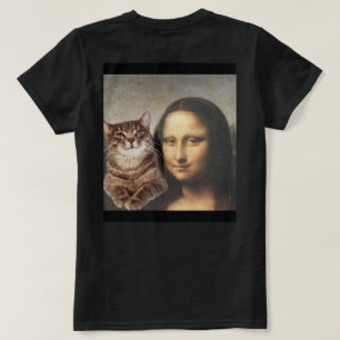 Mona Lisa und Katzenkumpel T-Shirt
