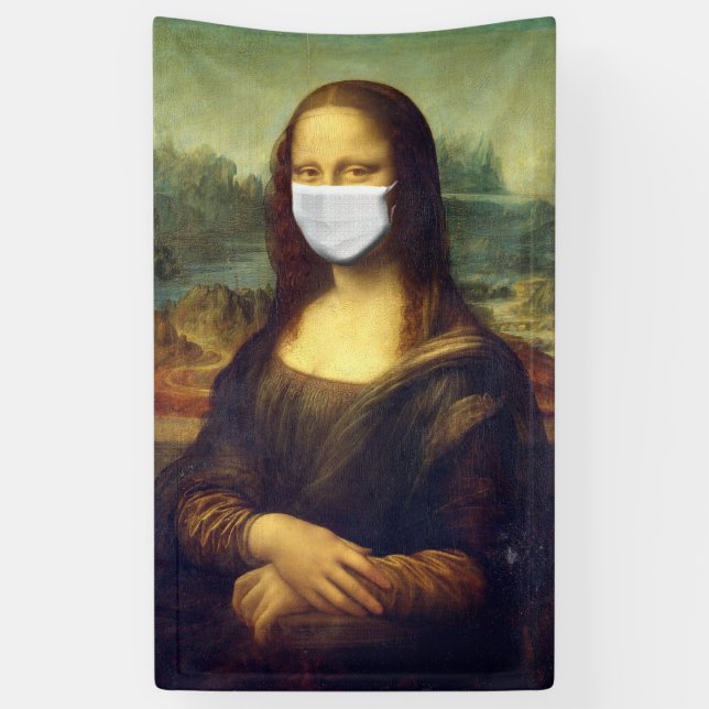 Mona Lisa Via Corona Virus Banner (Vertikal)