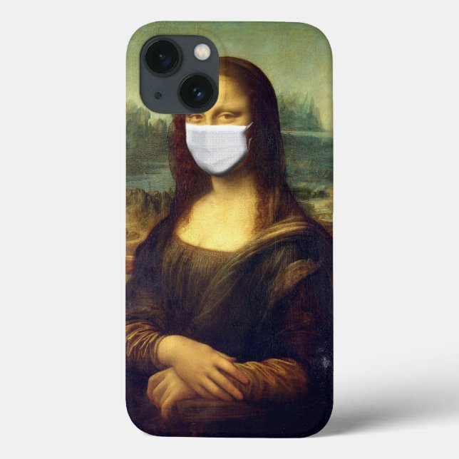 Mona Lisa Via Corona Virus Case-Mate iPhone Hülle (Rückseite)
