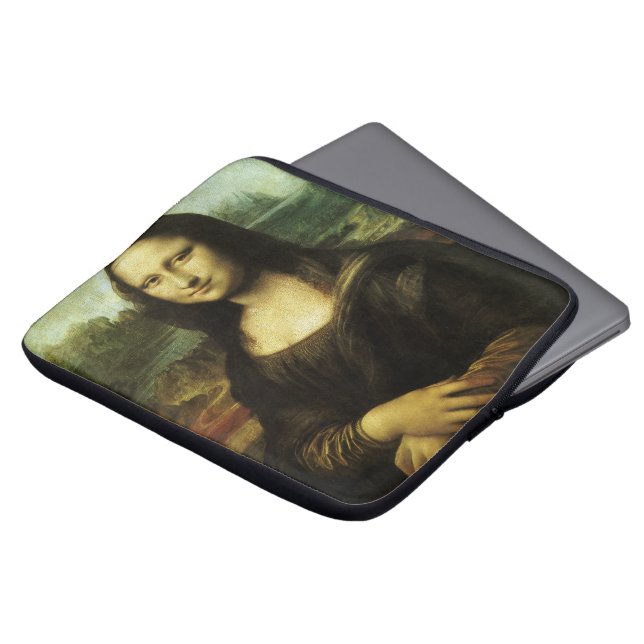Mona Lisa von Leonardo da Vinci, Kunst der Renaiss Laptopschutzhülle (Vorne Oben)