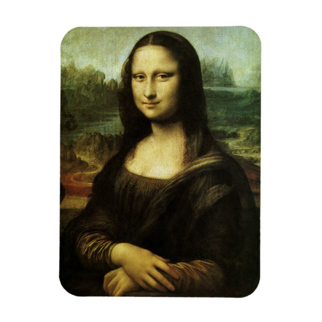 Mona Lisa von Leonardo da Vinci, Kunst der Renaiss Magnet (Vertikal)