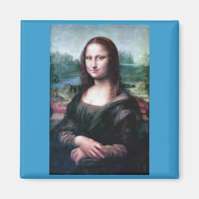 Mona Lisa von Leonardo Da Vinci Magnet (Vorne)