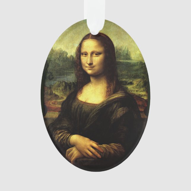 Mona Lisa von Leonardo da Vinci Ornament (Vorderseite)