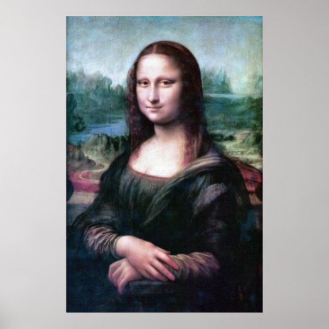 Mona Lisa von Leonardo da Vinci Poster (Vorne)