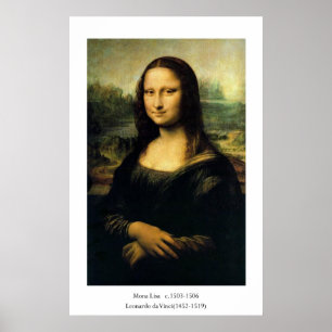 Mona Lisa von Leonardo Da Vinci Poster