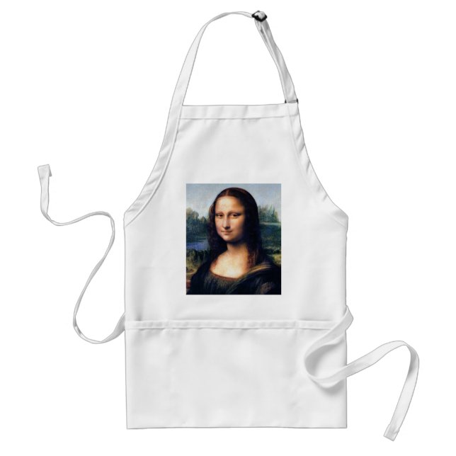 Mona Lisa von Leonardo Da Vinci Schürze (Vorne)