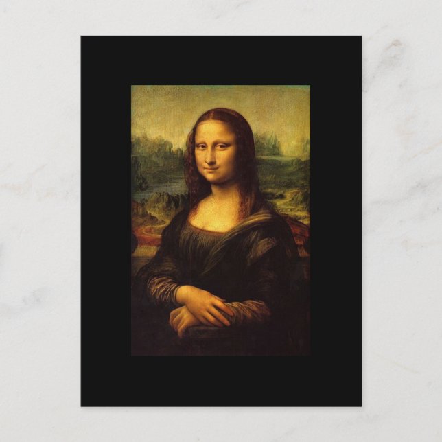 Mona Lisa von Leonardo DE Vinici Postkarte (Vorderseite)